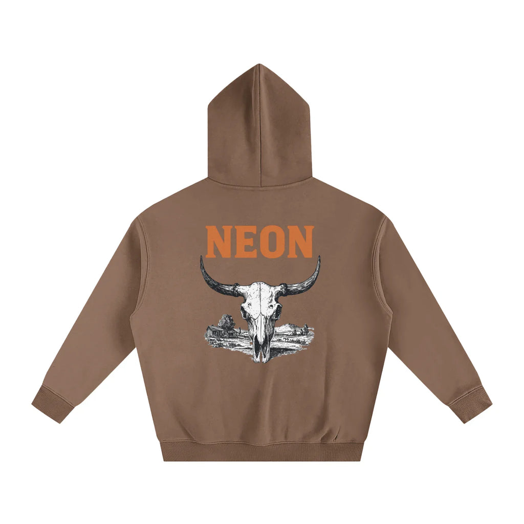 NEON Buffalo | Oversize Fleeced Hoodie