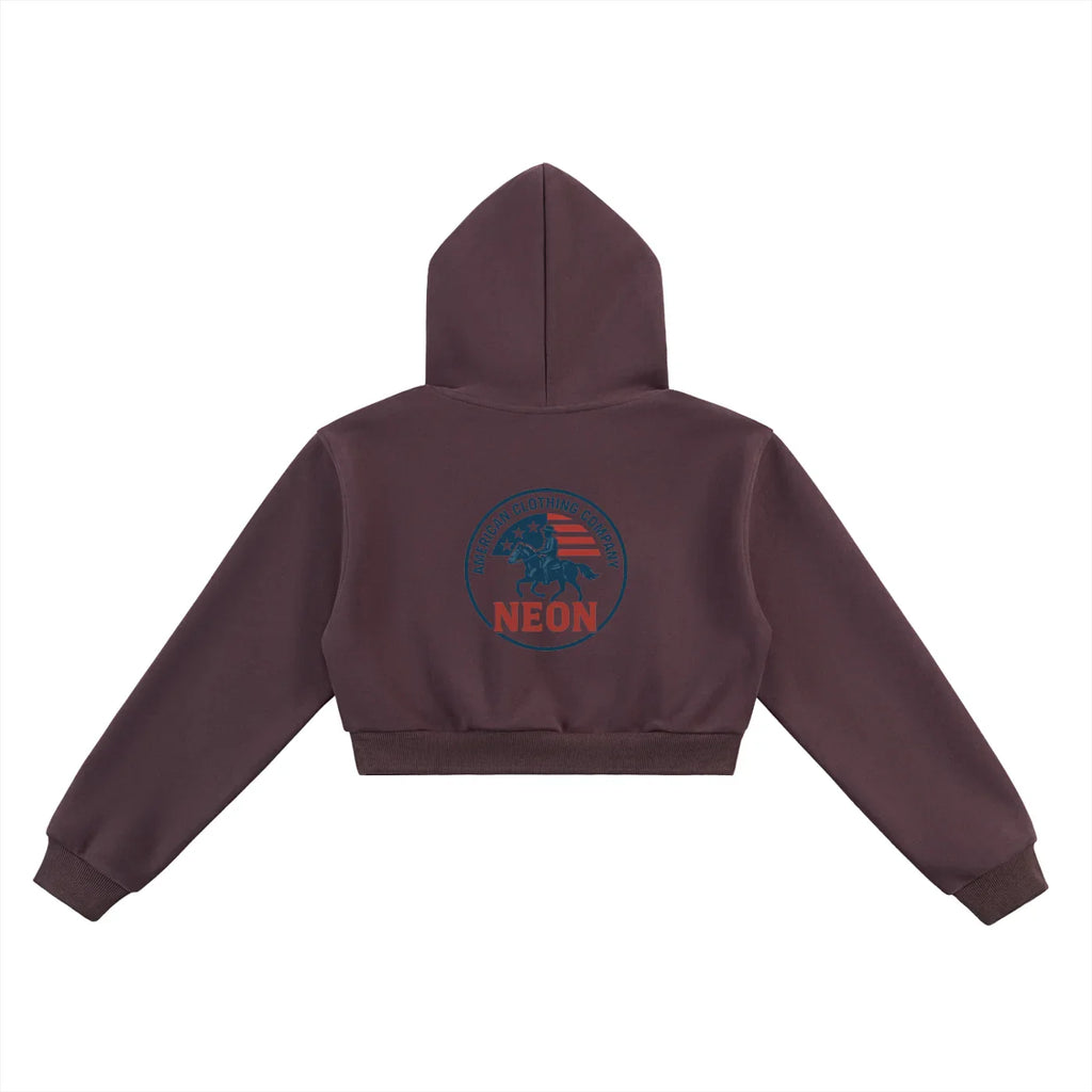 NEON Essentials | Cropped Hoodie - NEON American Clothing