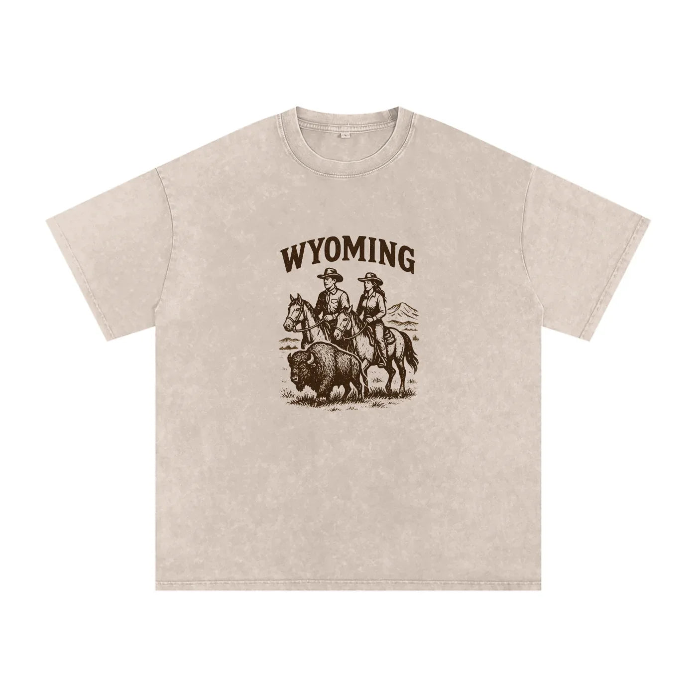 Wyoming Washed Tee - NEON American Clothing