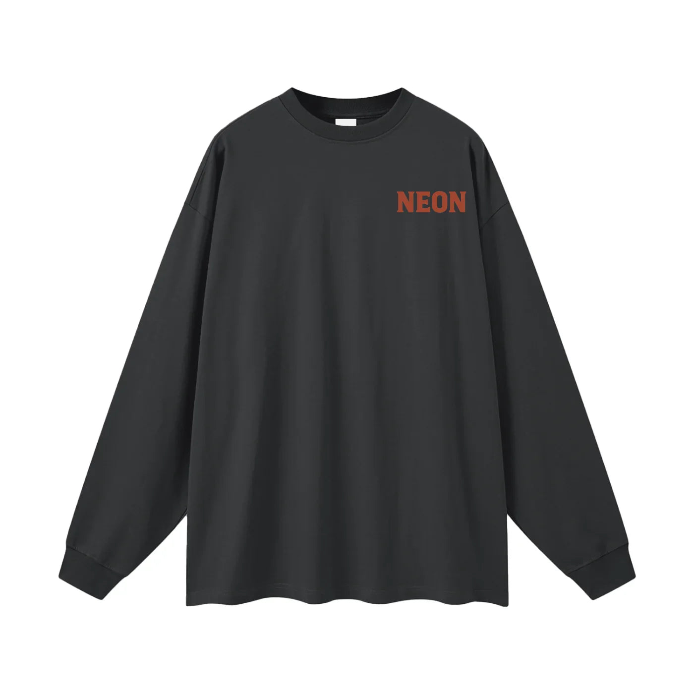 NEON Essentials | Oversized Logo Long Sleeve T-Shirt - NEON American Clothing