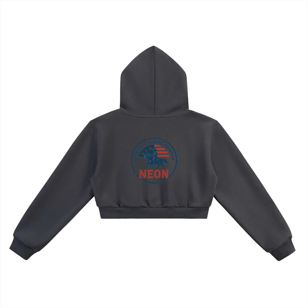 NEON Essentials | Cropped Hoodie - NEON American Clothing