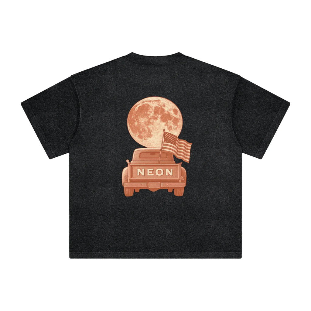 NEON Moonshine Miles | Vintage Washed Tee - NEON American Clothing