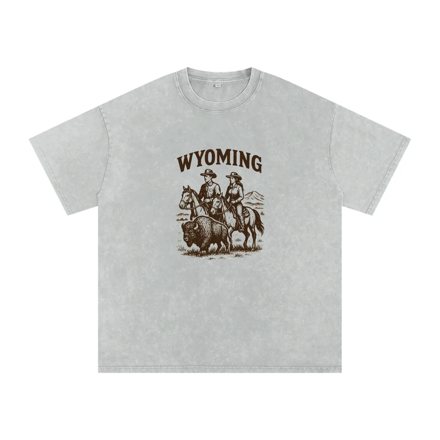 Wyoming Washed Tee - NEON American Clothing