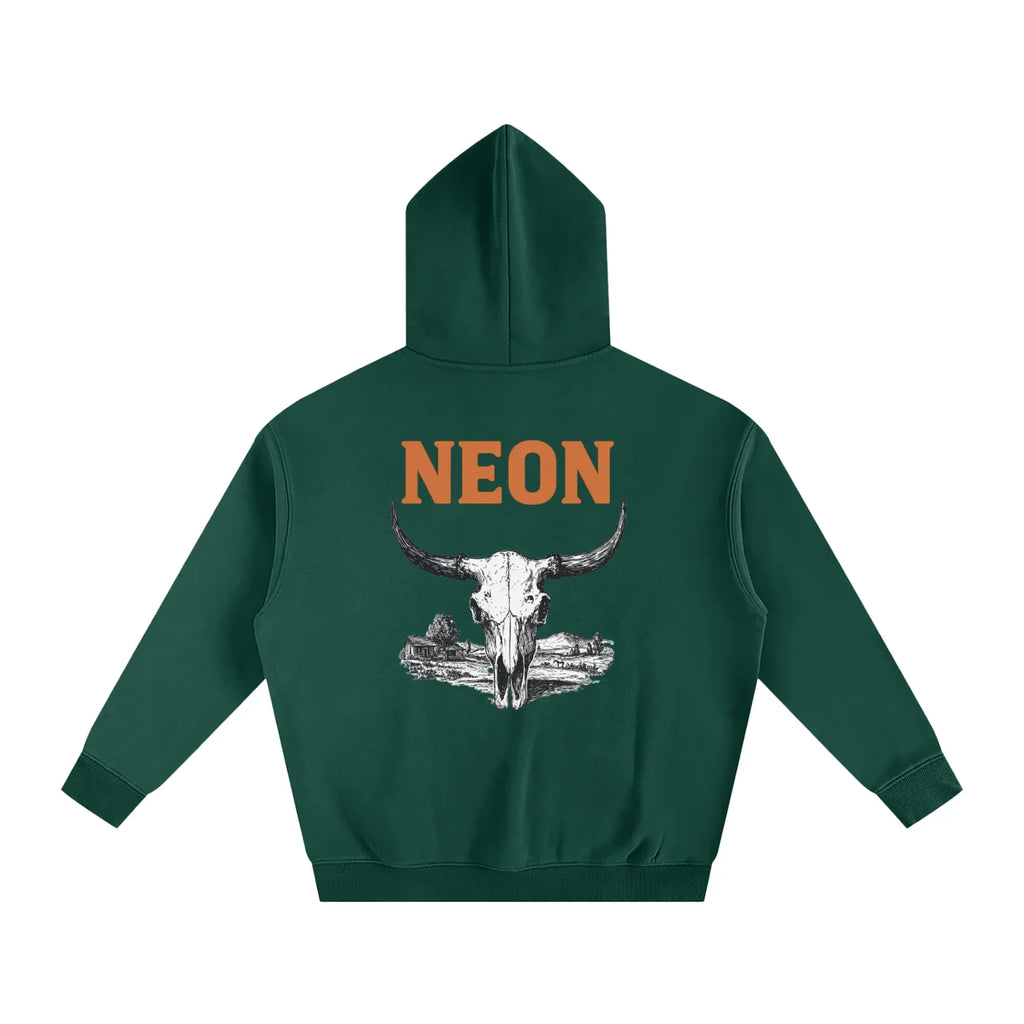NEON Buffalo | Oversize Fleeced Hoodie