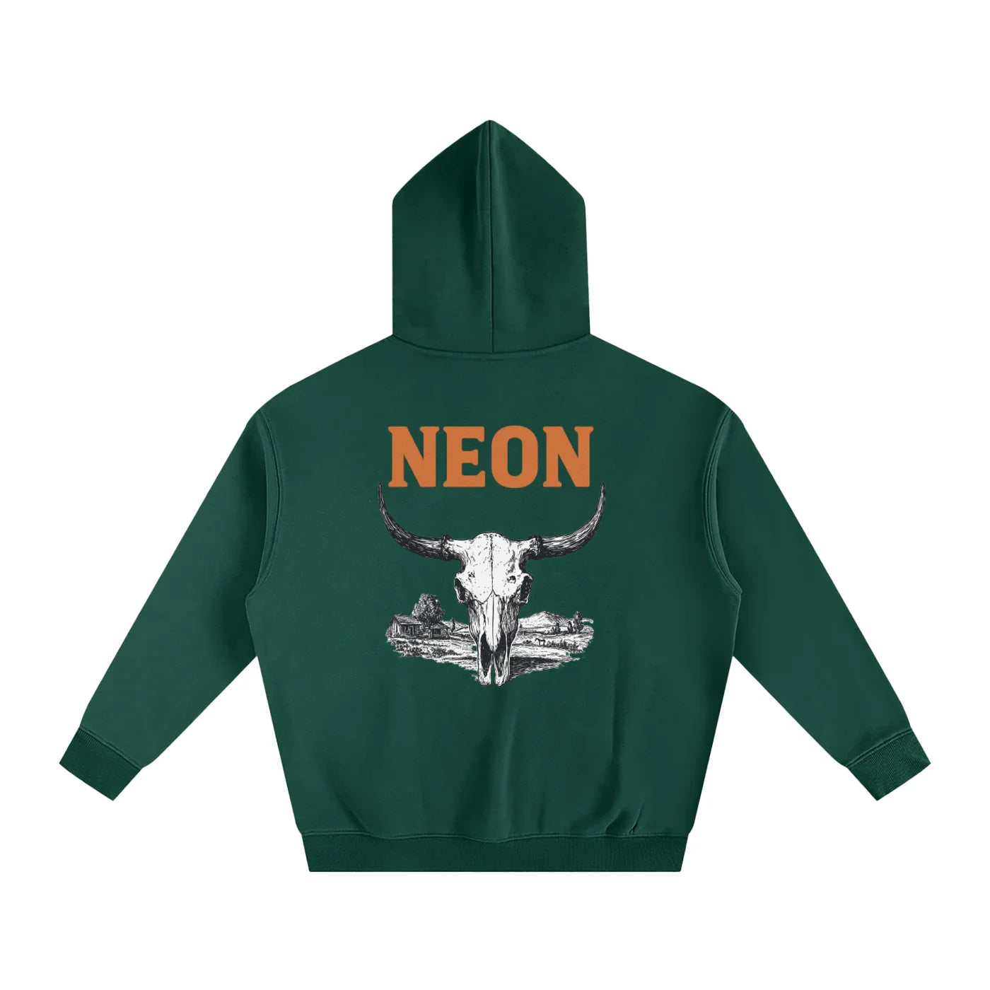 NEON Buffalo | Oversize Fleeced Hoodie