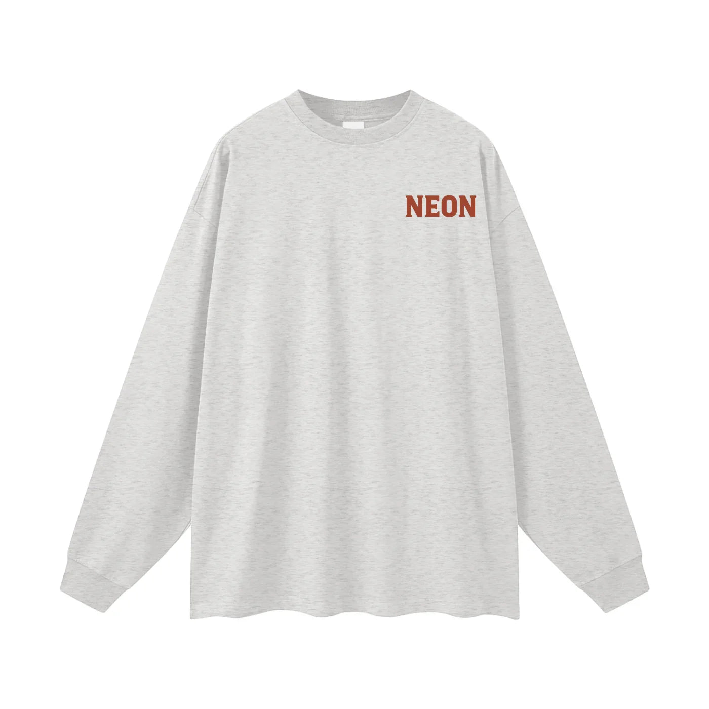 NEON Essentials | Oversized Logo Long Sleeve T-Shirt - NEON American Clothing
