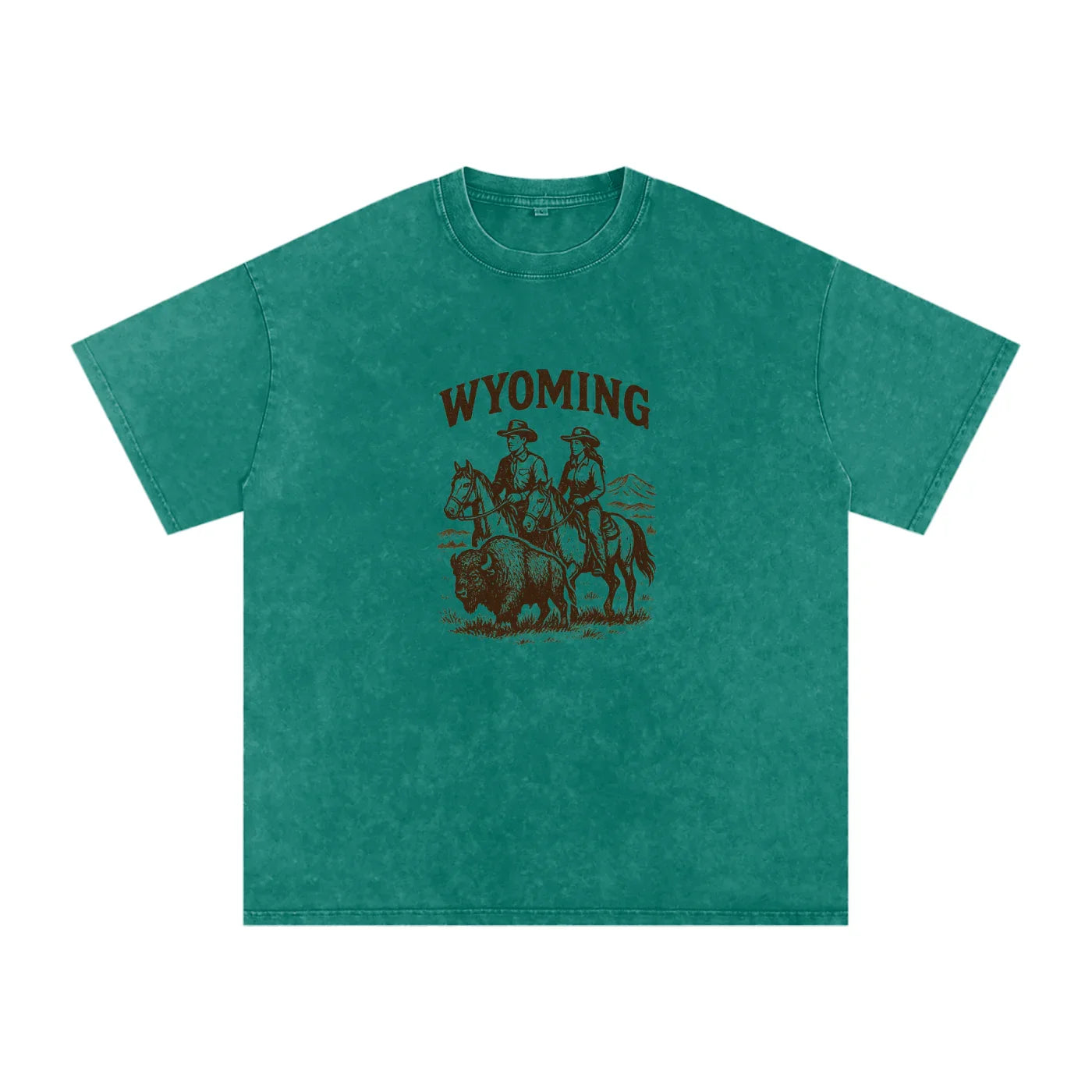 Wyoming Washed Tee - NEON American Clothing
