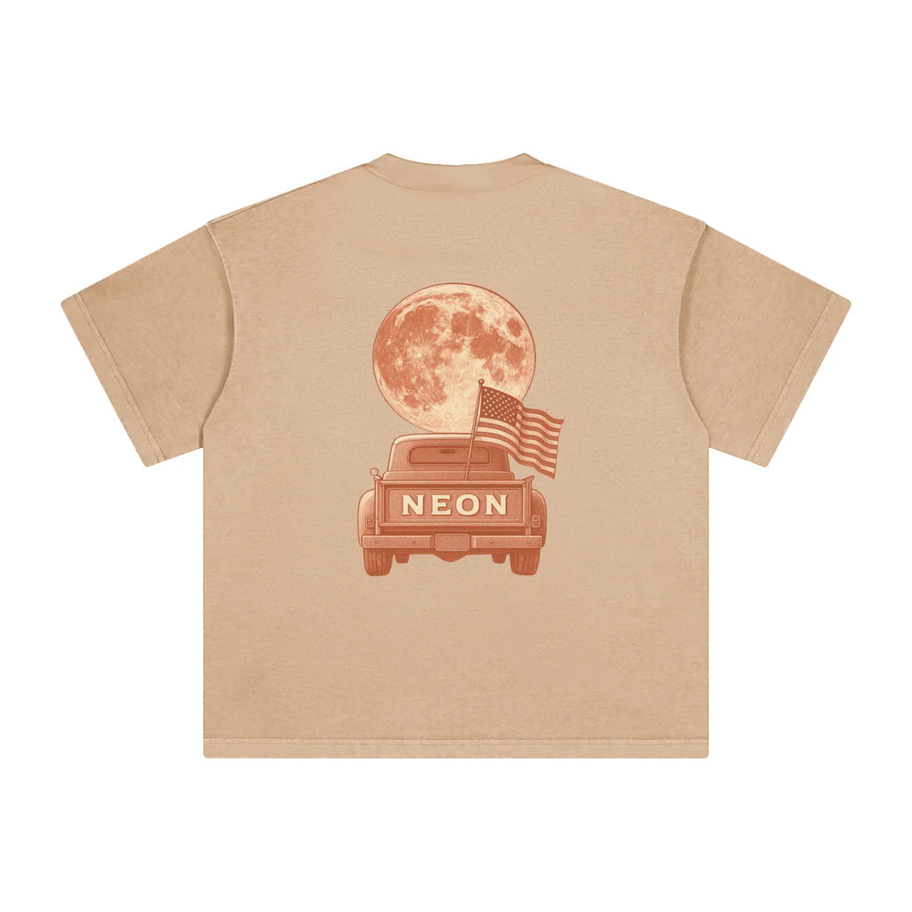 NEON Moonshine Miles | Vintage Washed Tee - NEON American Clothing