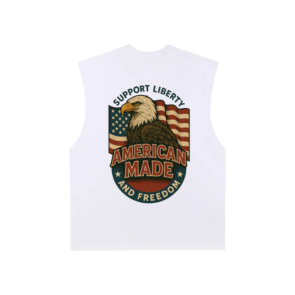 tank,vest,eagle,cowboy,american