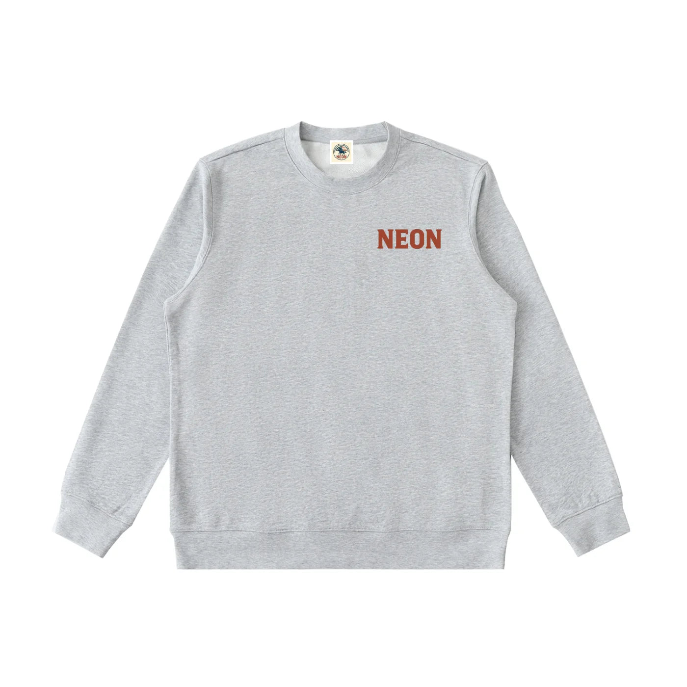 crew neck,sweatshirt,neon logo