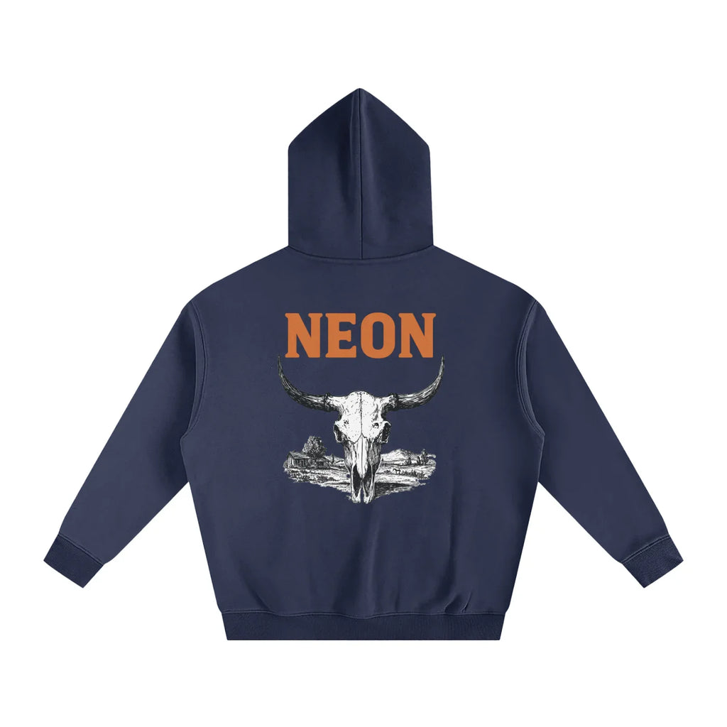 NEON Buffalo | Oversize Fleeced Hoodie