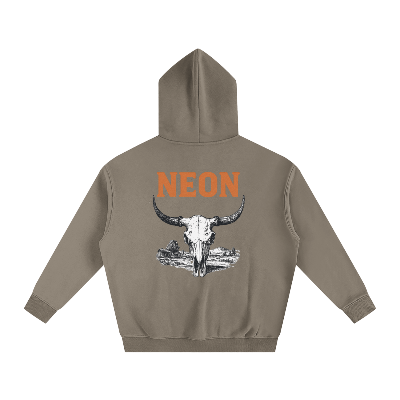NEON Buffalo | Oversize Fleeced Hoodie