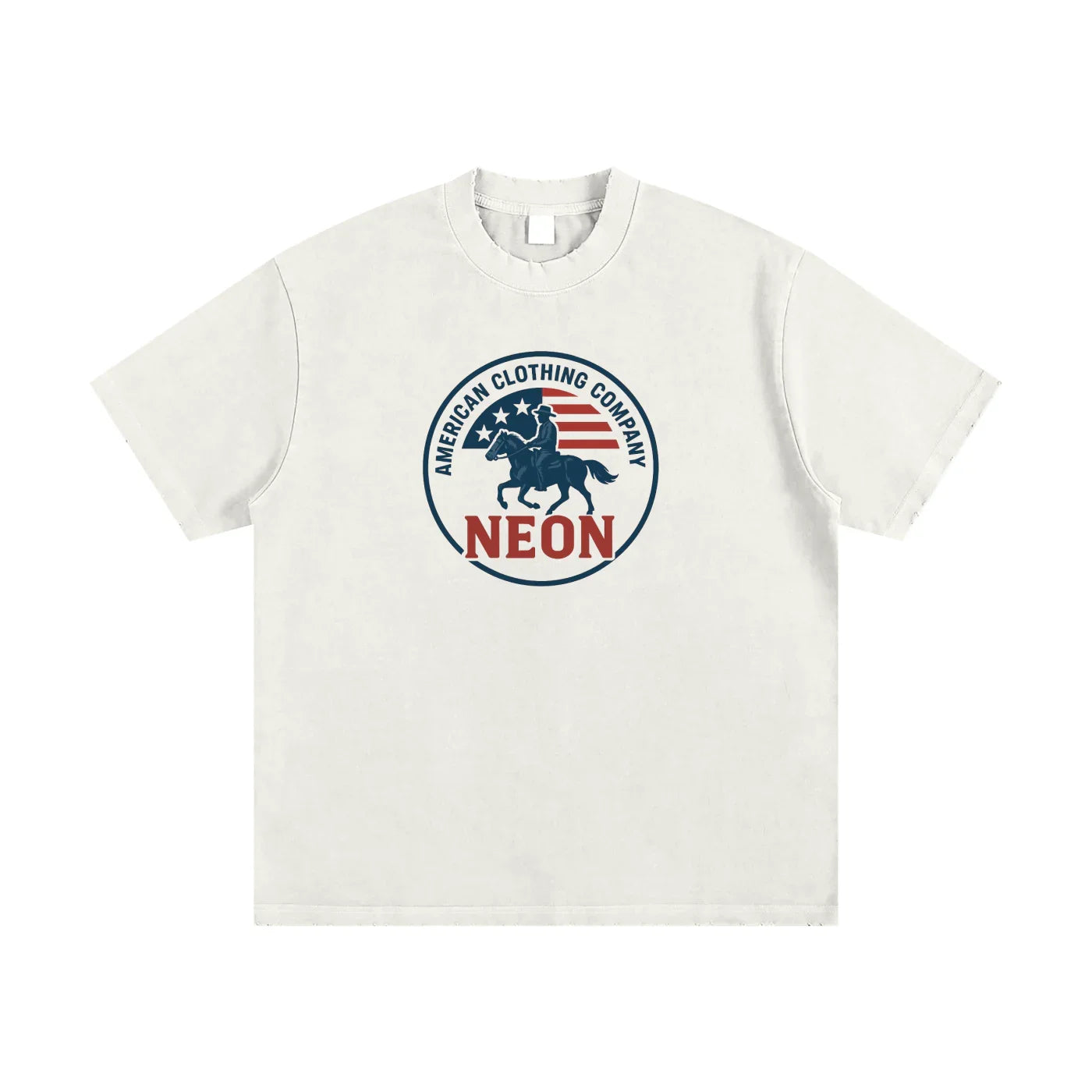 NEON Essential Cowboy | Frayed Cotton Tee - NEON American Clothing
