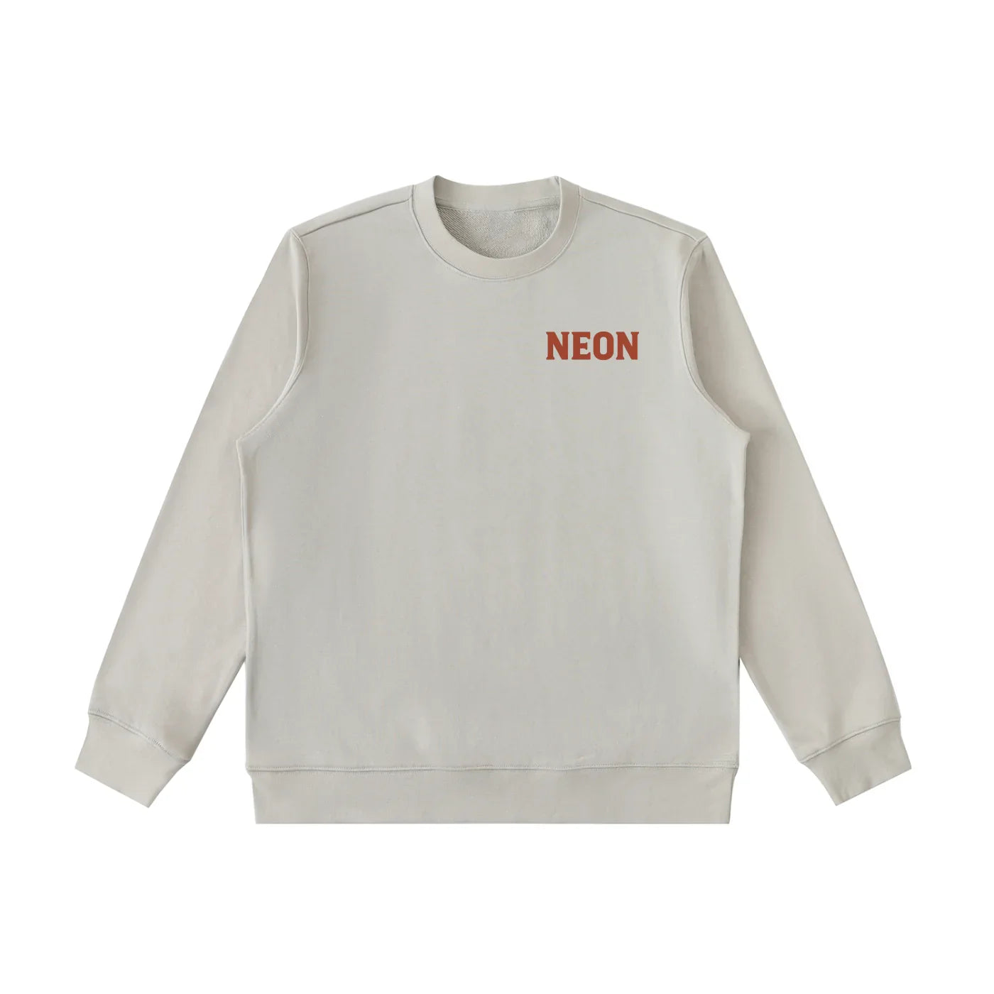crew neck,sweatshirt,neon logo