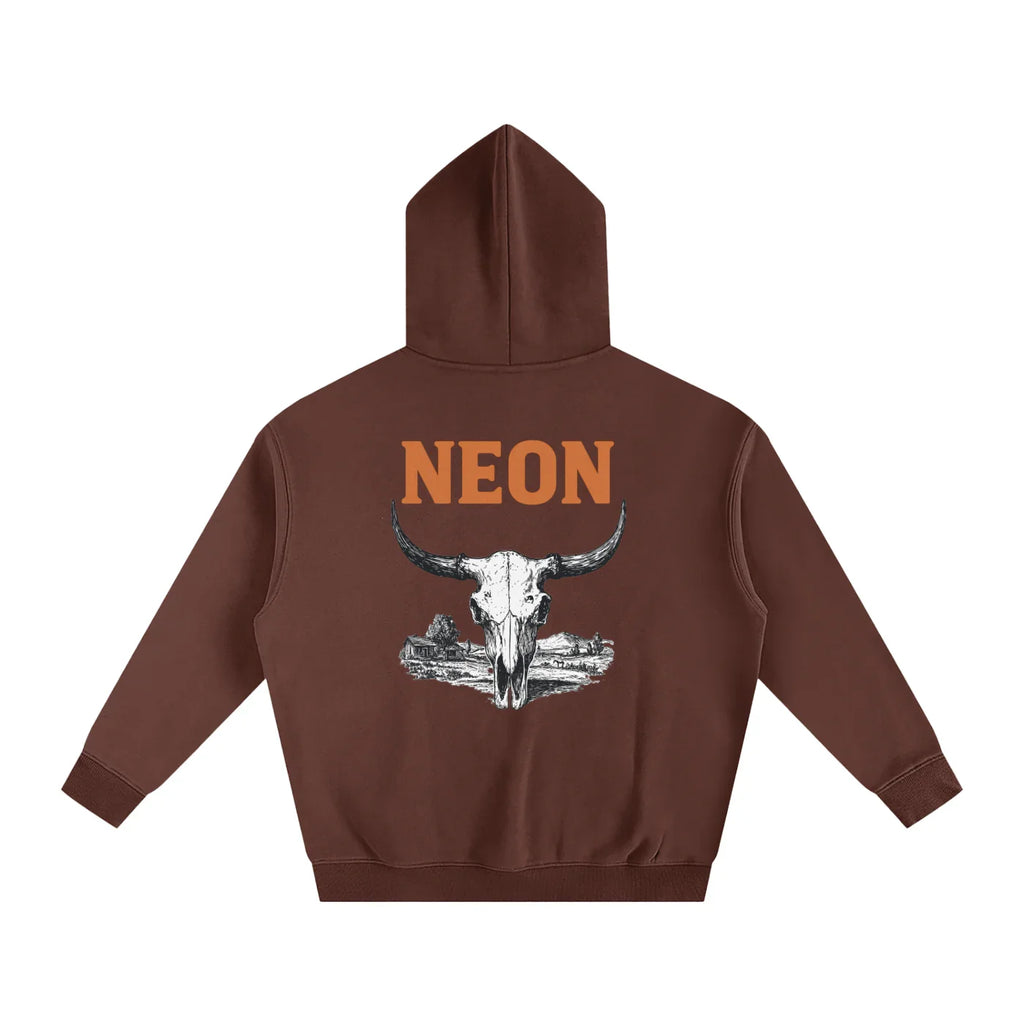 NEON Buffalo | Oversize Fleeced Hoodie
