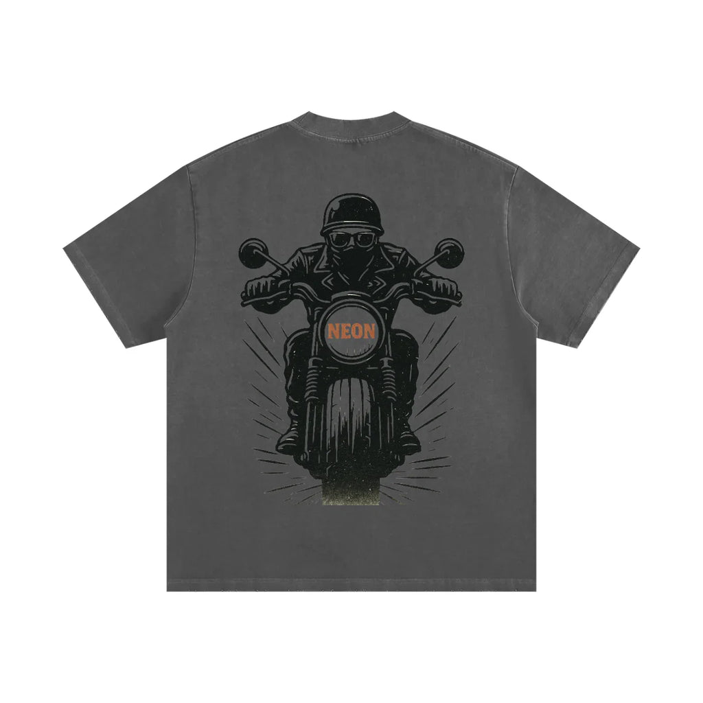 NEON  | Outlaw Biker Heavyweight Frayed T-Shirt