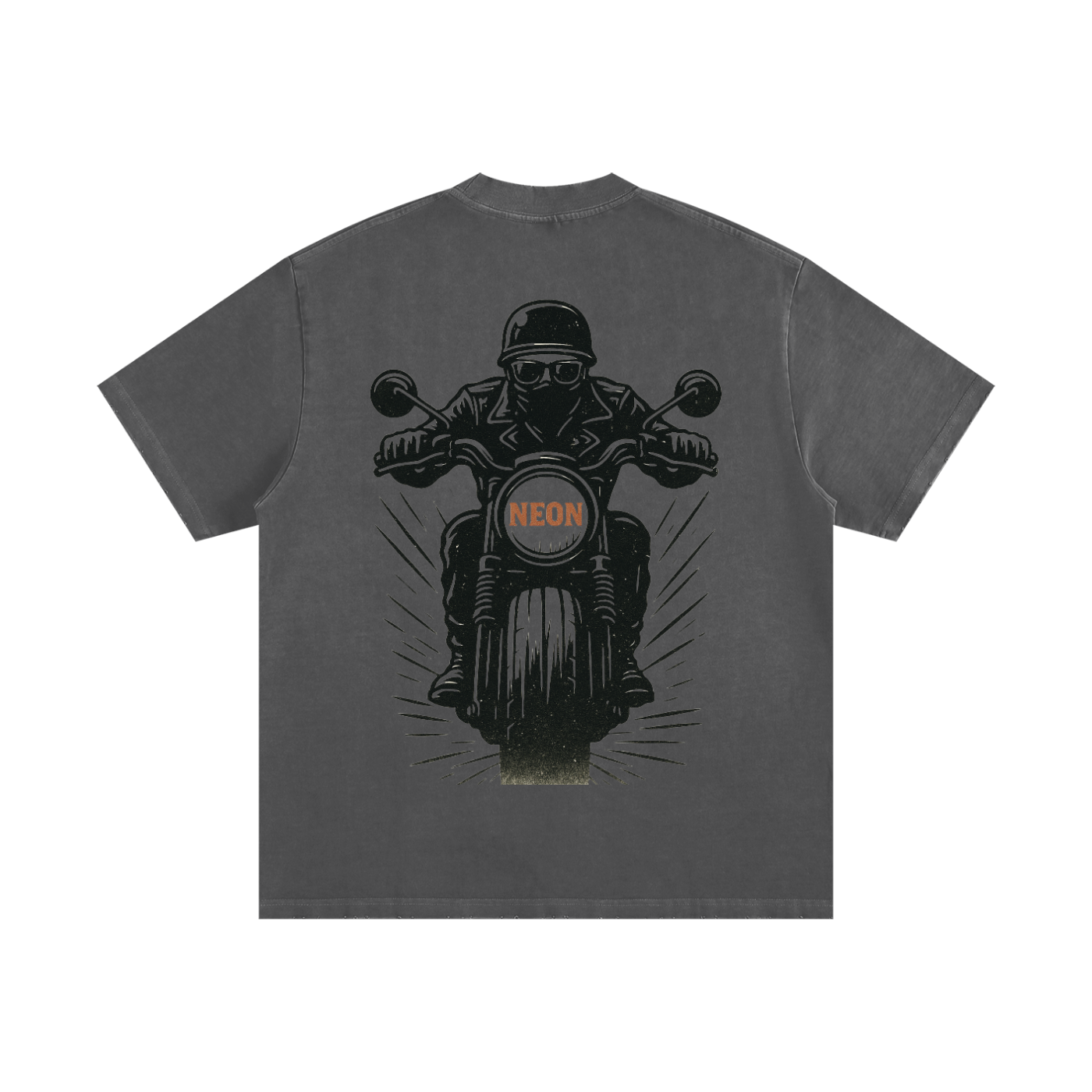 NEON  | Outlaw Biker Heavyweight Frayed T-Shirt
