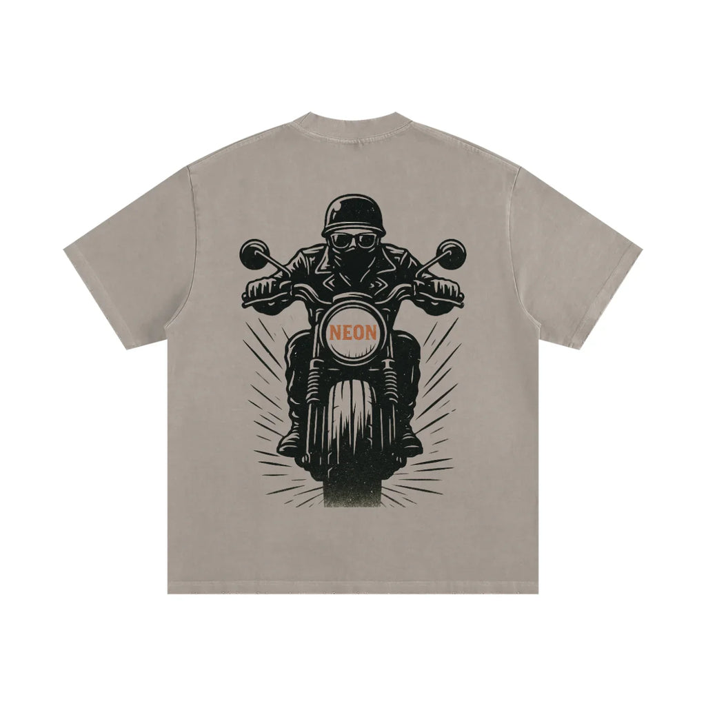 NEON  | Outlaw Biker Heavyweight Frayed T-Shirt