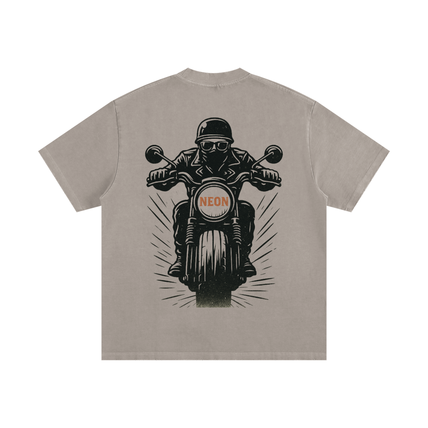 NEON  | Outlaw Biker Heavyweight Frayed T-Shirt