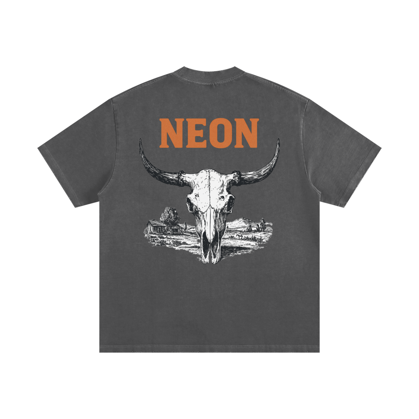 NEON Buffalo | Heavyweight Frayed T-Shirt