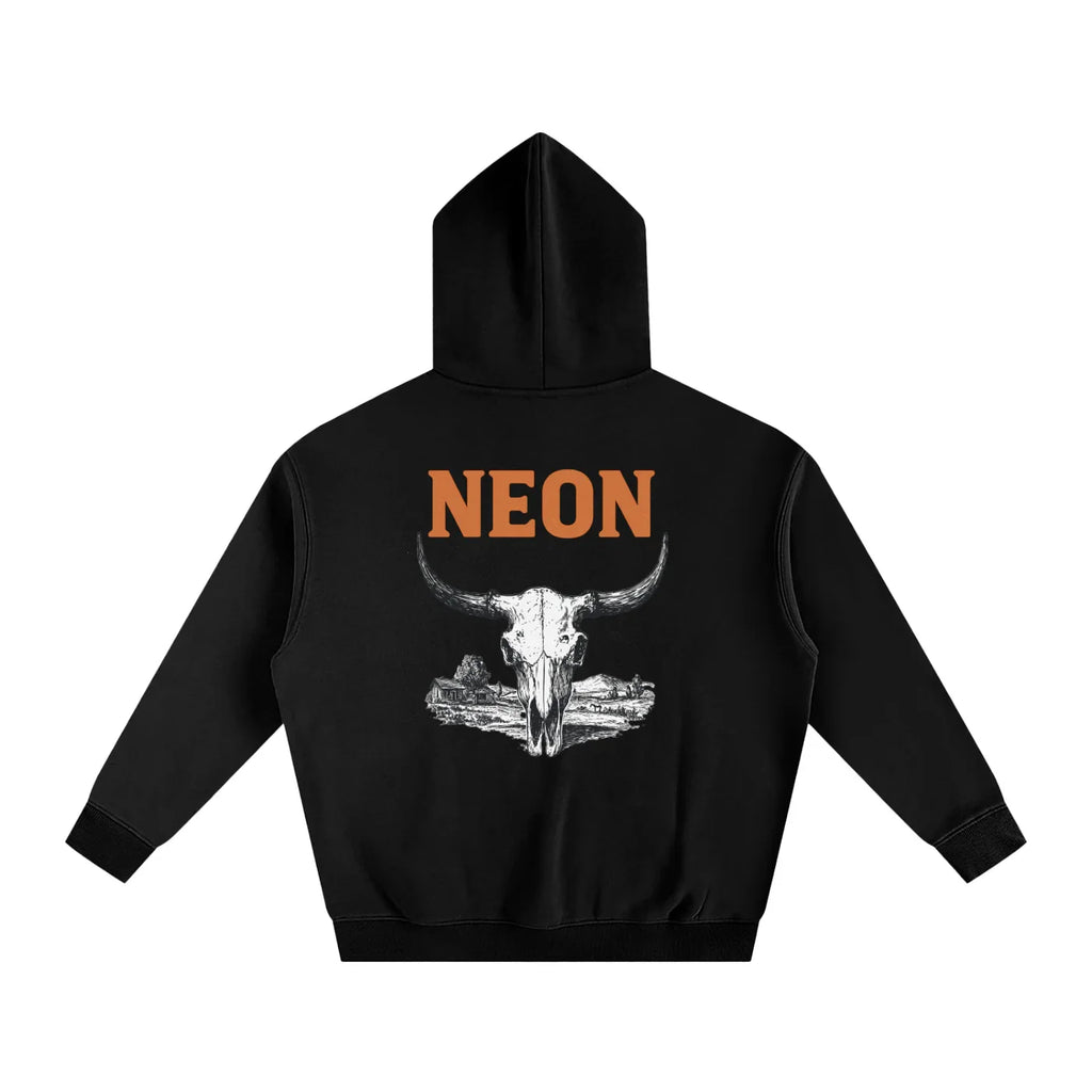 NEON Buffalo | Oversize Fleeced Hoodie