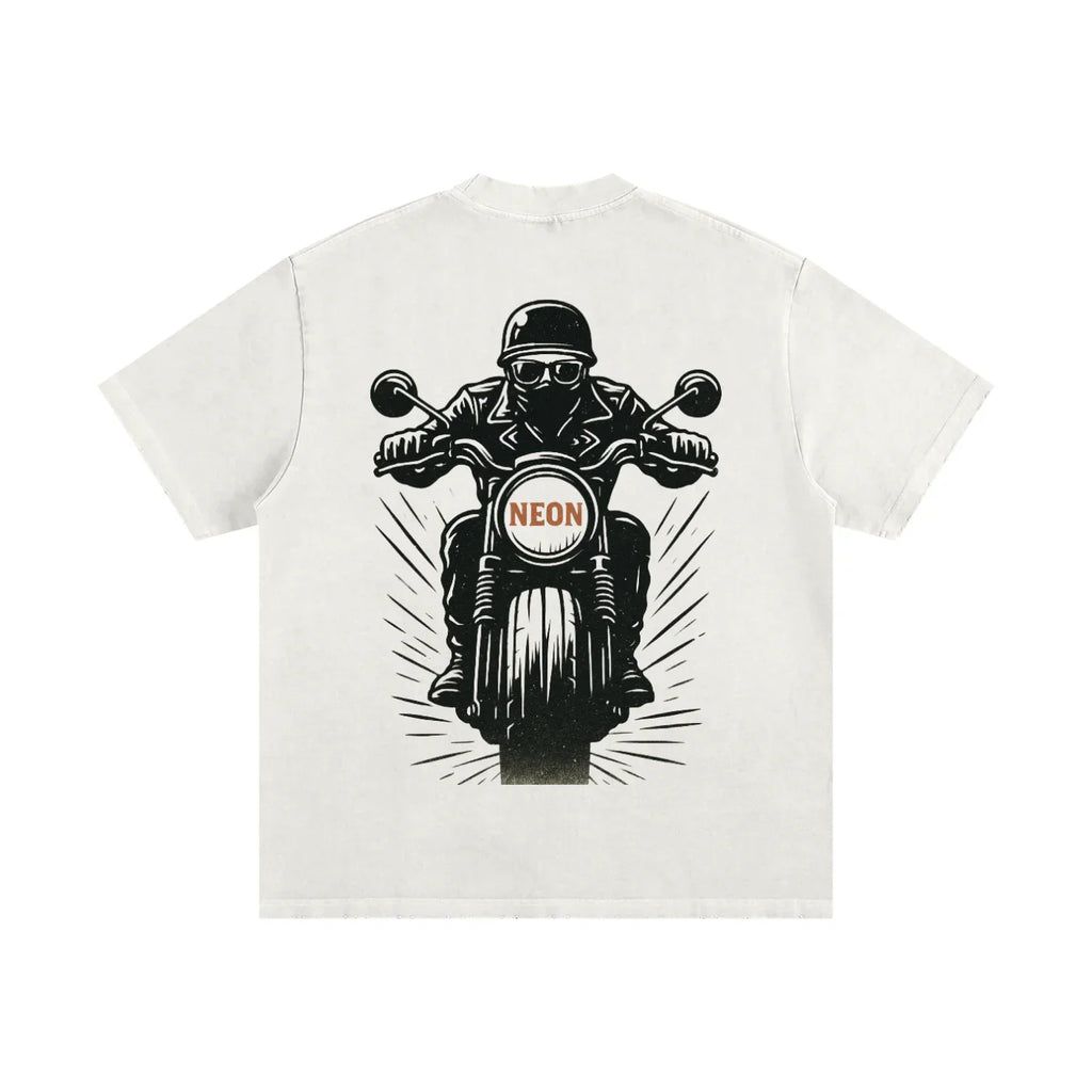 NEON  | Outlaw Biker Heavyweight Frayed T-Shirt