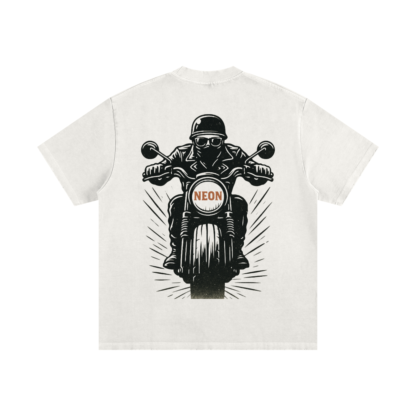NEON  | Outlaw Biker Heavyweight Frayed T-Shirt